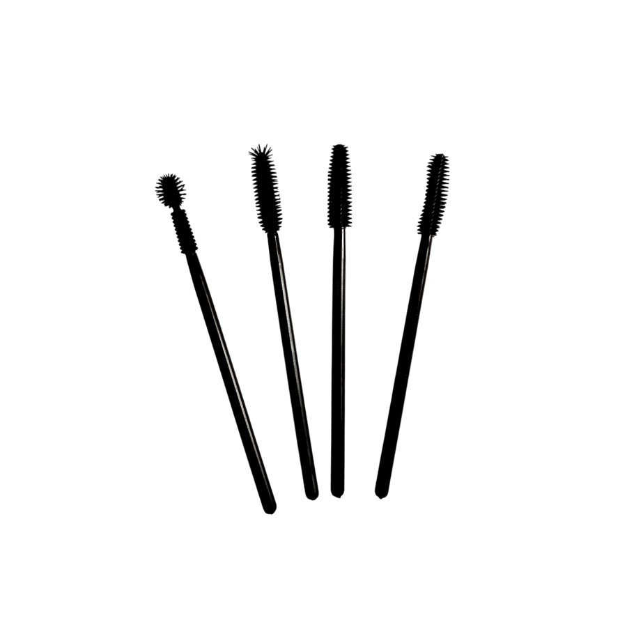 Szczoteczki do rzęs czarne mix 4 szt
