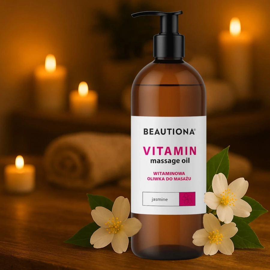 Oliwka do masażu ciała witaminowa Jaśmin 500 ml