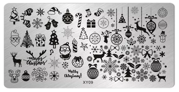 Blaszka do stempli na paznokcie XY09