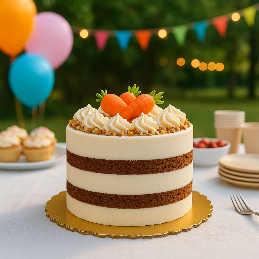 Podkład pod tort karbowany okrągły złoty 30 cm