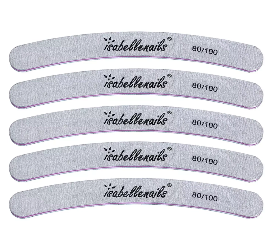 Pilnik do paznokci banan zebra 80/100 1 szt.