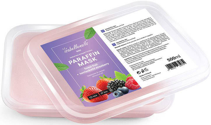 Zestaw 30x parafina kosmetyczna isabellenails owoce leśne 500 ml