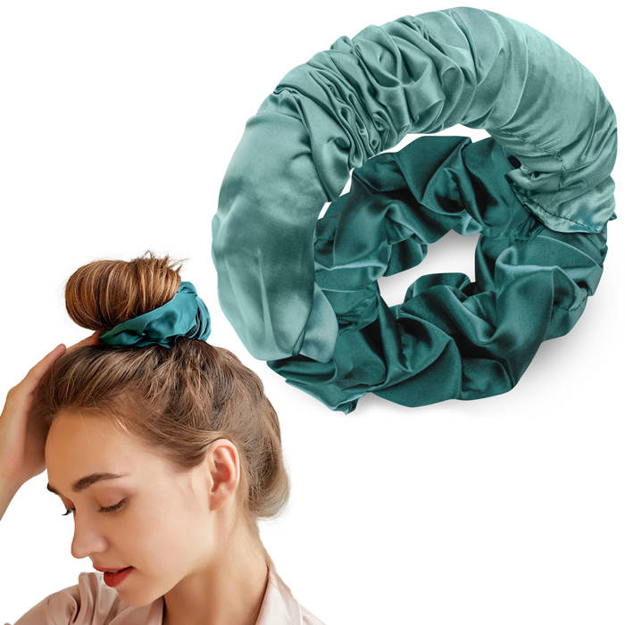 Wałek do loków opaska do koka z gumką do włosów na noc