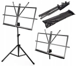 Statyw regulowany do nut składany z pokrowcem 123 cm