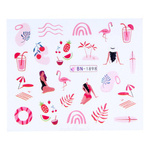 Naklejki wodne na paznokcie plaża BN-1898